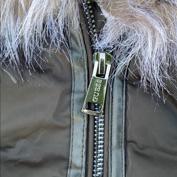 NEW GUESS Joanna Long Puffer Jacket - Picture 2 of 5